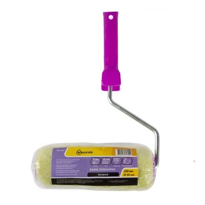 Купить Валик полиакрил фасадный Крафор D48/180мм ворс 18мм бюгель 8мм  53599