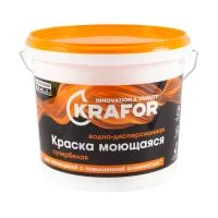 Краска В/Д Латекс Интер. Моющаяся Супербелая 6,5кг Крафор 26957