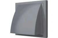 Купить Выход стенной с обратным клапан. 150х150 с фл д-125 серый. ASA 1515К12,5ФВ 