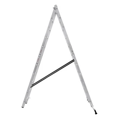 Купить Лестница-Стремянка двухсекц.НОВАЯ ВЫСОТА NV1220 алюм.2х11 ступ.2,92-5,01м  205585