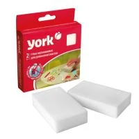 Купить Губки меламин. для деликатной очистки упак. 2 шт. (1/21) "YORK"