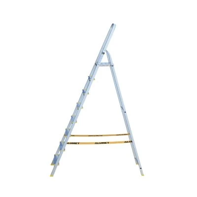 Купить Стремянка профи алюминиевая 8 ступеней анодиров. покрытие (1) "Алюмет"