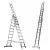 Купить Лестница-стремянка 3 секции по  9 ступеней (1) "Алюмет"