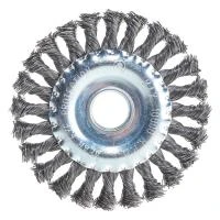 Купить Щетка для ушм плоская 125 х 22,2 мм, кручен. провол. 0,5 мм (1/60) "Кедр" 150-0125