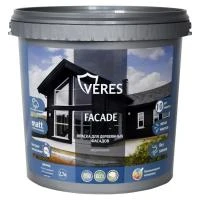Купить Краска акриловая VERES фасадная Бежевая пудра 2,7л 270326