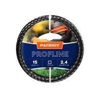Купить Леска Profline D 2,4 мм L 15 м (скрученный квадрат, черная)