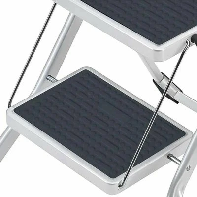 Купить Стремянка-табурет стальная 2 широкие ступени (1) "Алюмет"