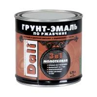 Грунт- эмаль по ржавчине "DALI" 3 в 1 молотковая серебристая  0,75 л (1/6) "Рогнеда"