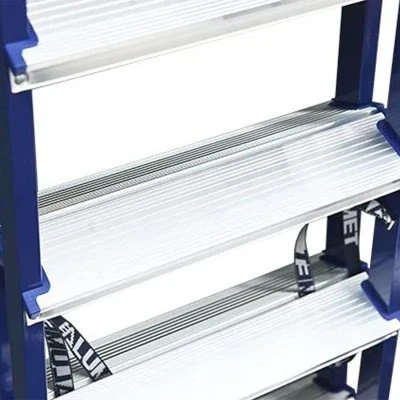 Купить Стремянка двухсторонняя стальная  4 ступени (1) "Алюмет"