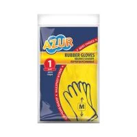 Купить Перчатки резиновые латексные "AZUR" размер м (1/12/144) "YORK"