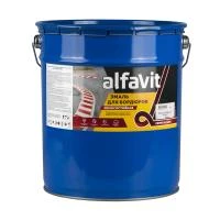 Эмаль для бордюров (износостойкая) "ALFAVIT" белая 25 кг (1) серия альфа