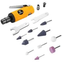 Купить Шлифмашина пневматическая DKPT02 SET 3 с набором инстр. 15 предм. (1/20) "DEKO" 018-1102