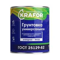 Грунт гф-021 серый  1,8 кг (1/6) "KRAFOR"