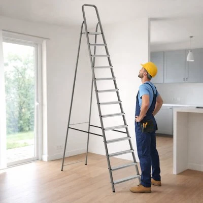 Купить Стремянка комбинир НОВАЯ ВЫСОТА NV1130 10ступ 2,89м 207190