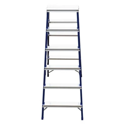 Купить Стремянка двухсторонняя стальная  6 ступеней (1) "Алюмет"