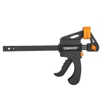 Купить Струбцина быстрозажимная 200 мм CL01 (1/24) "DEKO" 065-0554