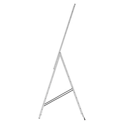 Купить Лестница-Стремянка трехсекц.НОВАЯ ВЫСОТА NV1230 алюм.3х12 ступ.3,19-7,87м  46489