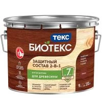 Биотекс вишня  9 л (1) защитный состав  2 в 1 текс