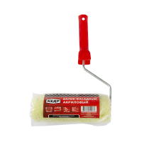 Купить Валик акриловый фасадный D50/180 мм (ворс 18 мм) бюгель 6 мм (в сборе) (1/36) "Кедр"  073-1180