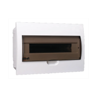 Купить Щиток распределительный встраиваемый щрв-п 18 модулей, пластик (1/10) "DEKRAFT"