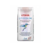 Купить Затирка "LITOCOLOR" L.00 белый, 2 кг (1/15) LITOKOL