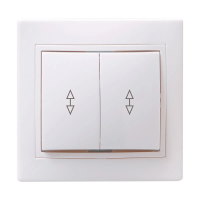 Купить Выключатель "Кварта" 2-х кл. проходной всп10-2-0-кб, 10а, белый (1/10/200) "IEK"