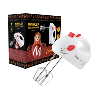 Купить Миксер "Матрёна" MA-012, 7 скоростей, 150 вт (белый/красный) (1/24)