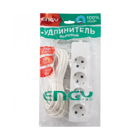 Купить Удлинитель "ENGY гранд"  7 м, 4 розетки с заземл. (пвс 3 х 0,75), белый (1/20)