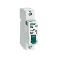 Купить Выключатель автомат. ва-103 1р 6а 6ка тип с (1/12/144) "DEKRAFT"