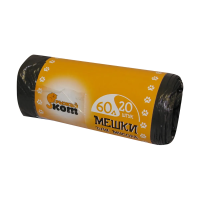 Купить Мешки для мусора 60 л рулон 20 шт. (5 мкм) (1/30) "Рыжий кот"