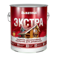 Защитно-декорат.покрытие для дерева Акватекс Экстра,полуглянцев. 2,7л Белый 259736 РОГНЕДА 