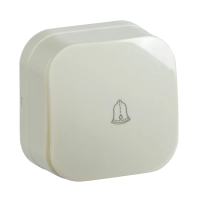 Купить Выключатель открыт. уст. "GLORY" 1 кл. самовозв. всс20-1-0-хк, 10а, кремовый (1/36/432) "IEK"