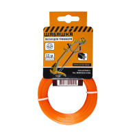 Купить Леска для триммера 2,0 мм 15 м звезда (1/120/240) "Шабашка" 034-4036