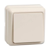 Купить Выключатель открыт. уст. "Октава" 1 кл. вс20-1-0-окм, 10а, кремовый (1/36/432) "IEK"