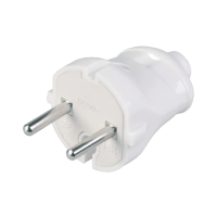 Купить Вилка разборная прямая впп20-01-ст 6а, белый (1/80/960) "IEK"