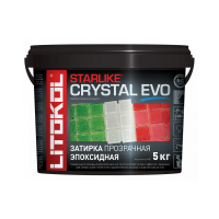 Купить Затирка эпоксидная 2-х комп. "STARLIKE EVO" S.700 CRYSTAL, ведро 5 кг (1) LITOKOL