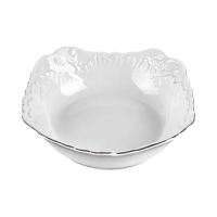 Купить Салатник "ROCOCO" узор платина 17*17 см (1/6/36) "CMIELOW" 0033510-OMAZ2304-рококо