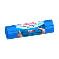 Купить Пакеты для мусора "PRESTIGE RUBBER FLEX" 180 л, рулон 5 шт. (голубые) 35 мкм (1/15) "AVIKOMP"