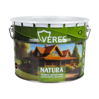 Пропитка декоративная "NATURA" каштан 9 л (1) "VERES"