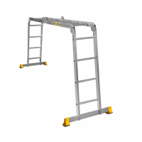 Купить Лестница шарнирная алюминиевая 4 секции по 4 ступени (1) "Алюмет"