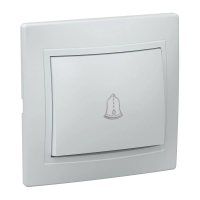 Купить Выключатель "Кварта" 1 кл. вск10-1-0-кб, 10а, белый (1/10/200) "IEK"