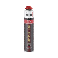Пена монтажная "KUDO PROFF 45+" профи огнестойкая 1000 мл/900 г (1/12)