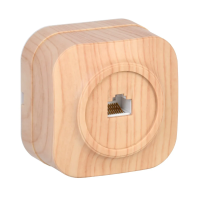 Купить Розетка компьютерная открыт. уст. "GLORY" 1 местн. рк10-хс, RJ45, сосна (1/30/360) "IEK"