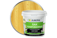 Лак в/д тонированный 0,9кг Сосна Лакра