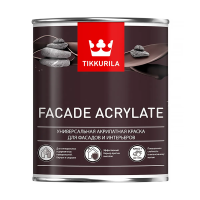 Краска "FACADE ACRYLATE"  0,9 л (1/6) для фасадов "Тиккурила"