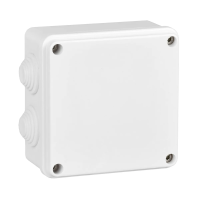 Купить Коробка распаячная открыт. уст. км 100*100*50 мм, IP44, белая (1/50) "IEK"