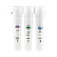 Купить Система очистки воды "Смарт у" 3 ступени (под мойку, без крана) (1/3) "Гейзер"