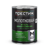 Эмаль с молотковым эффектом золотистая 0,8 л (1/6) "Престиж"