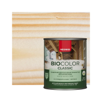 Пропитка защитная декоративная для древесины "BIO COLOR CLASSIC" 0,9 л бесцветный (1/6) "NEOMID"