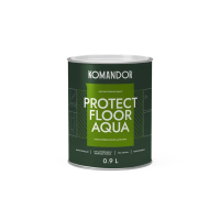 Эмаль "PROTECT FLOOR AQUA" для пола база C 0,9 л (1/6) "KOMANDOR"